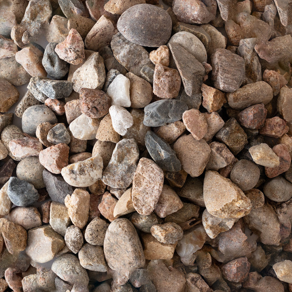 1.5" Multi-Colored River Rock