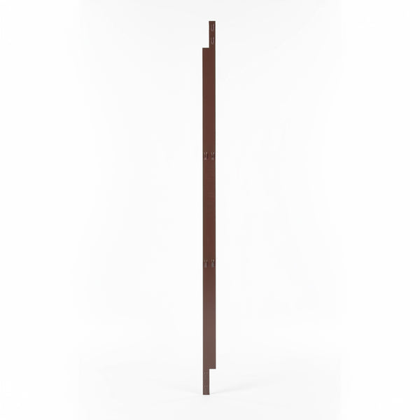 4" x 10' 14 ga Roll Top Brown Edging