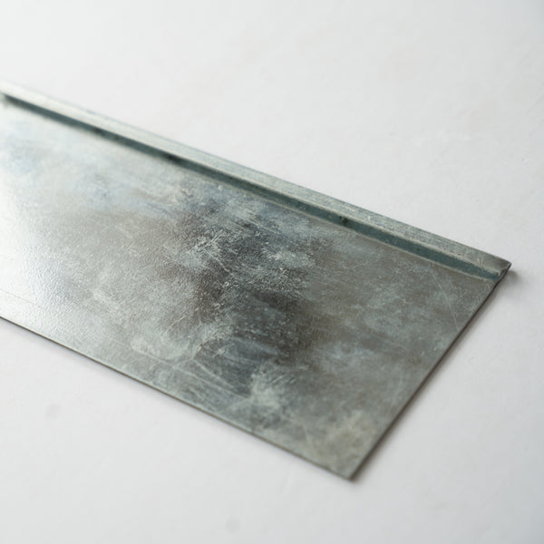 4" x 10' 14 ga Roll Top Galvanized Edging