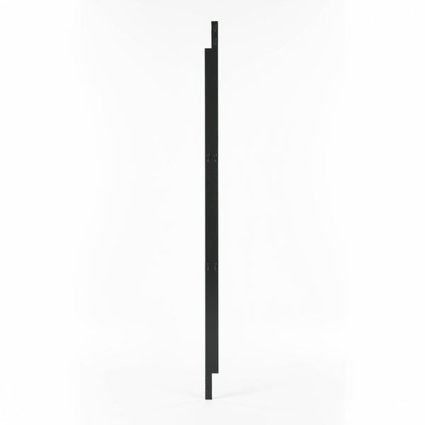 6" x 10' 14 ga Roll Top Black