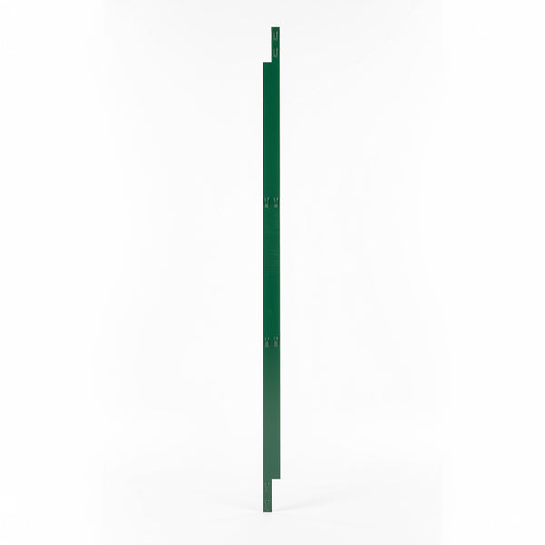 6" x 10' 14 ga Roll Top Green