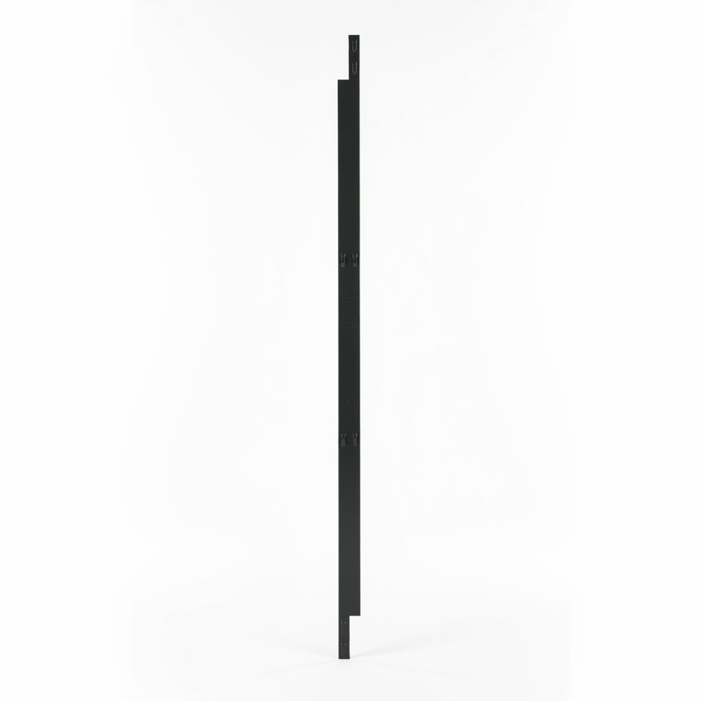 6" x 10' 14 ga Roll Top Black