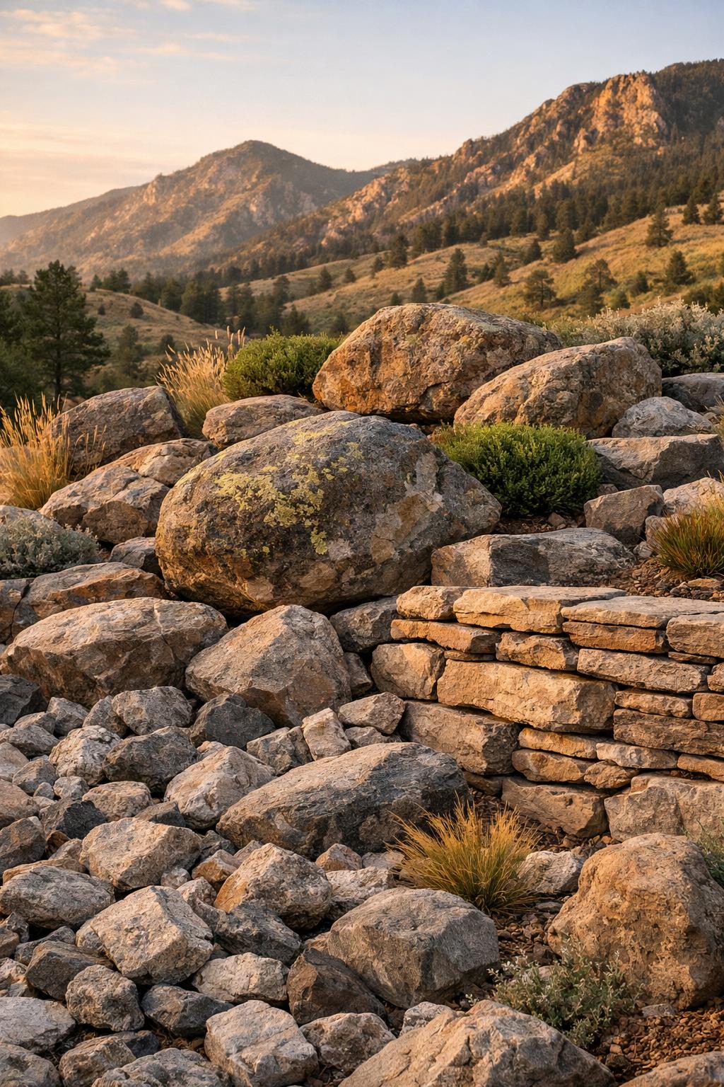 Boulders and Rip Rap